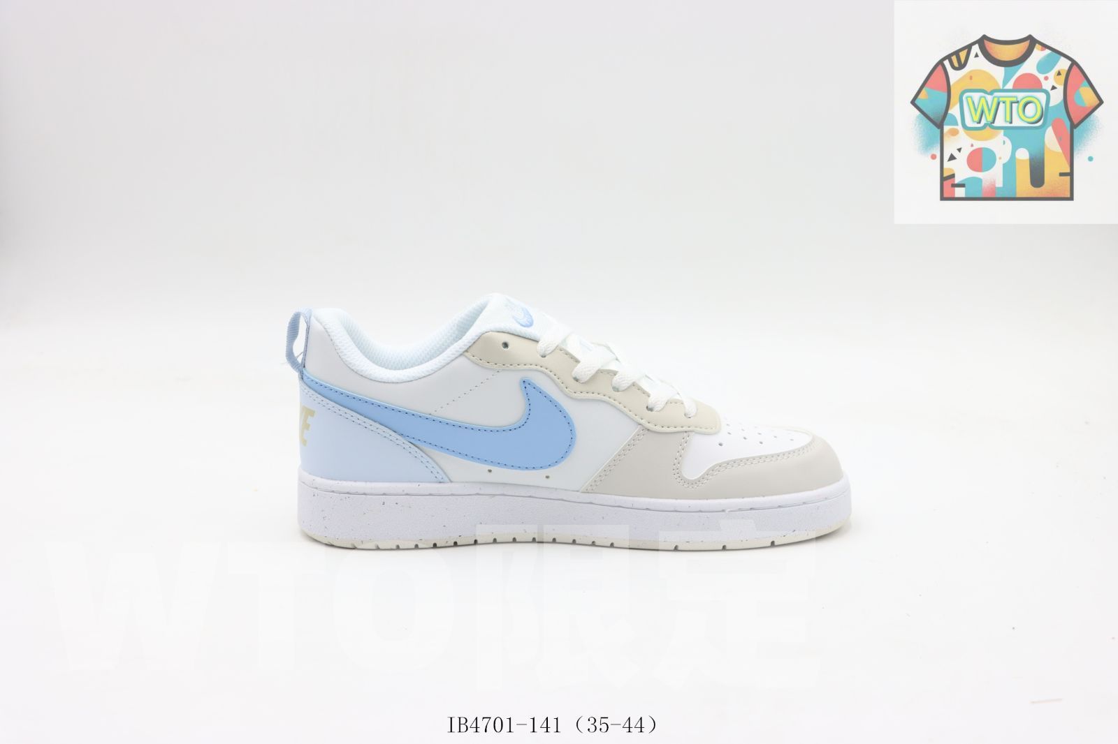 WTO通販 ナイキ Nike スケートシューズ IB 4701-141 グレーブルー0-WTO輸入-WCY 46