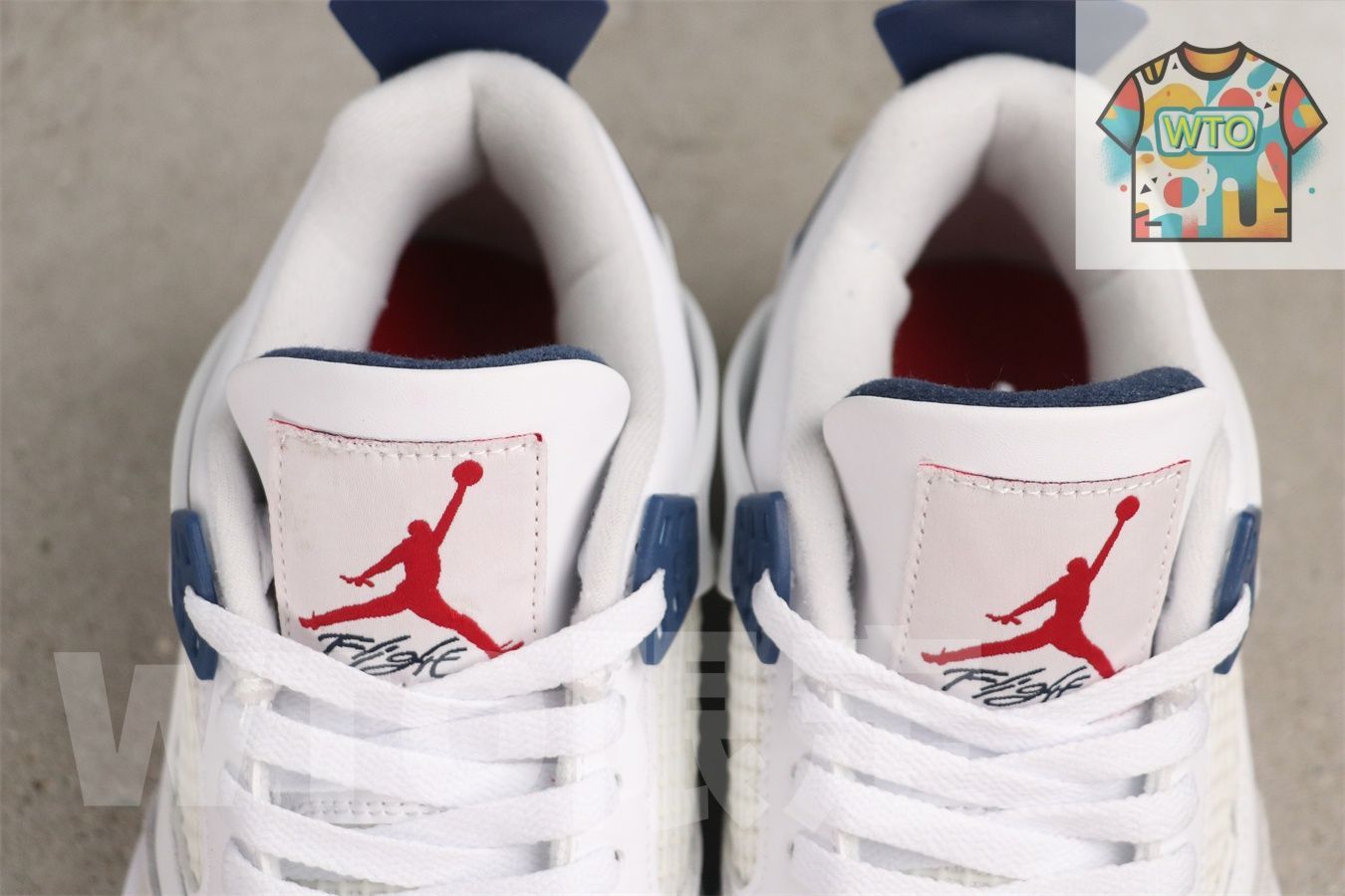  WTO通販 Air Jordan 4 DR 5415-100 ミリタリーブルー Military Blue 0-WTO輸入-WSL 08 スニーカー キッズシューズ