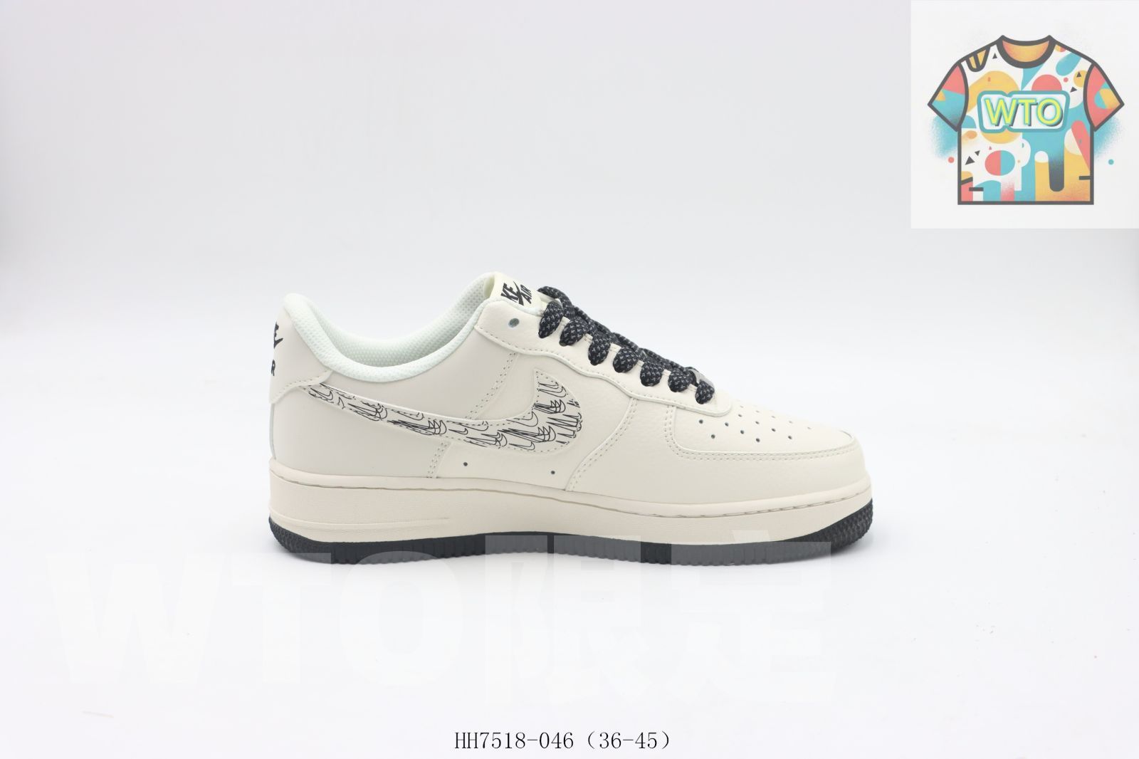 WTO通販 ナイキのスケートシューズ 白黒 HH 7518 - 0460-WTO輸入-WQY 14