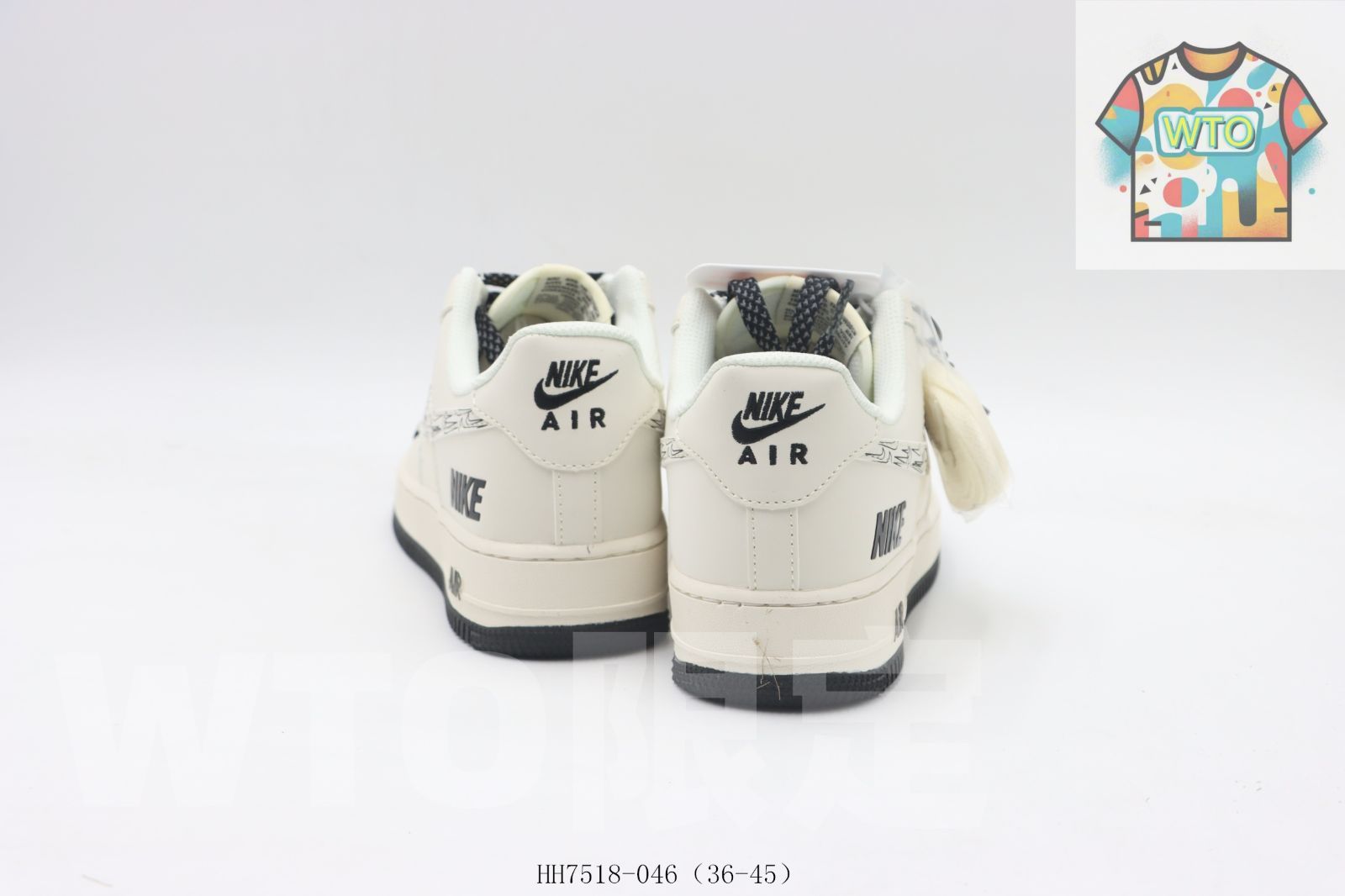  WTO通販 ナイキのスケートシューズ 白黒 HH 7518 - 0460-WTO輸入-VMV 01 スニーカー キッズシューズ