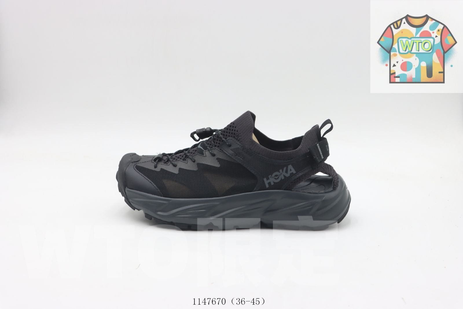 WTO通販 ホカ ワンワン HOKA ONE サンダル 黒 WTO輸入 JPW 97