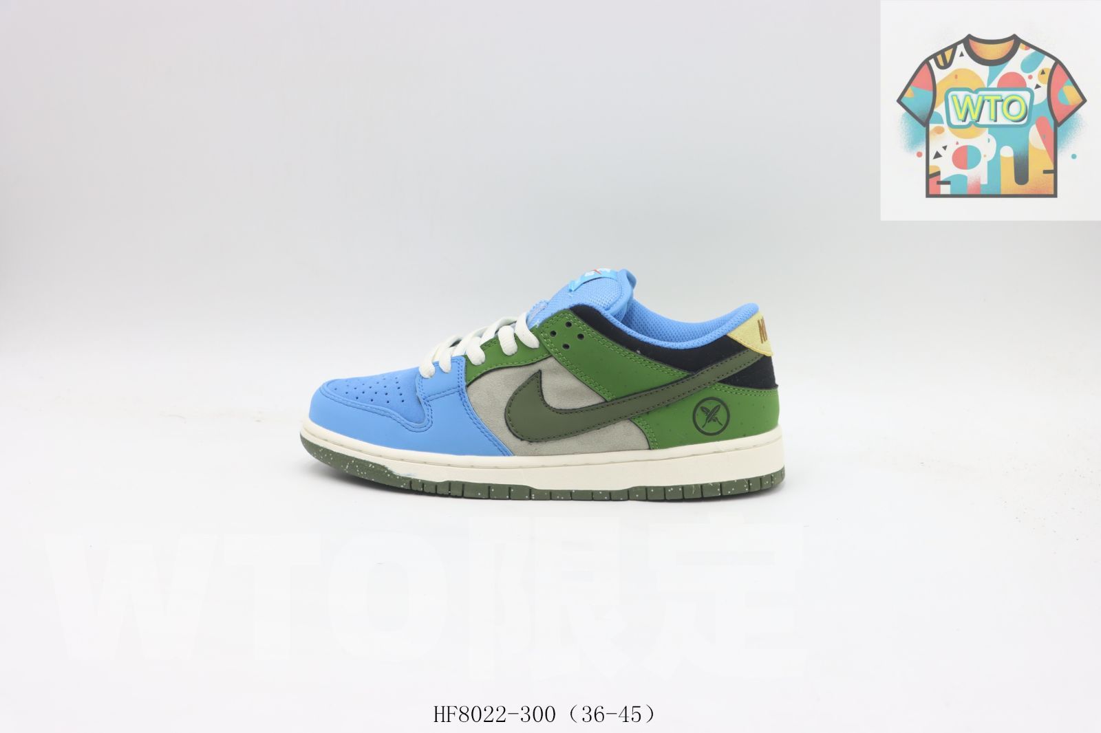 WTO通販 ナイキ Nike スケートシューズ HF 8022 300 ブルー グリーン WTO輸入 IPP 64