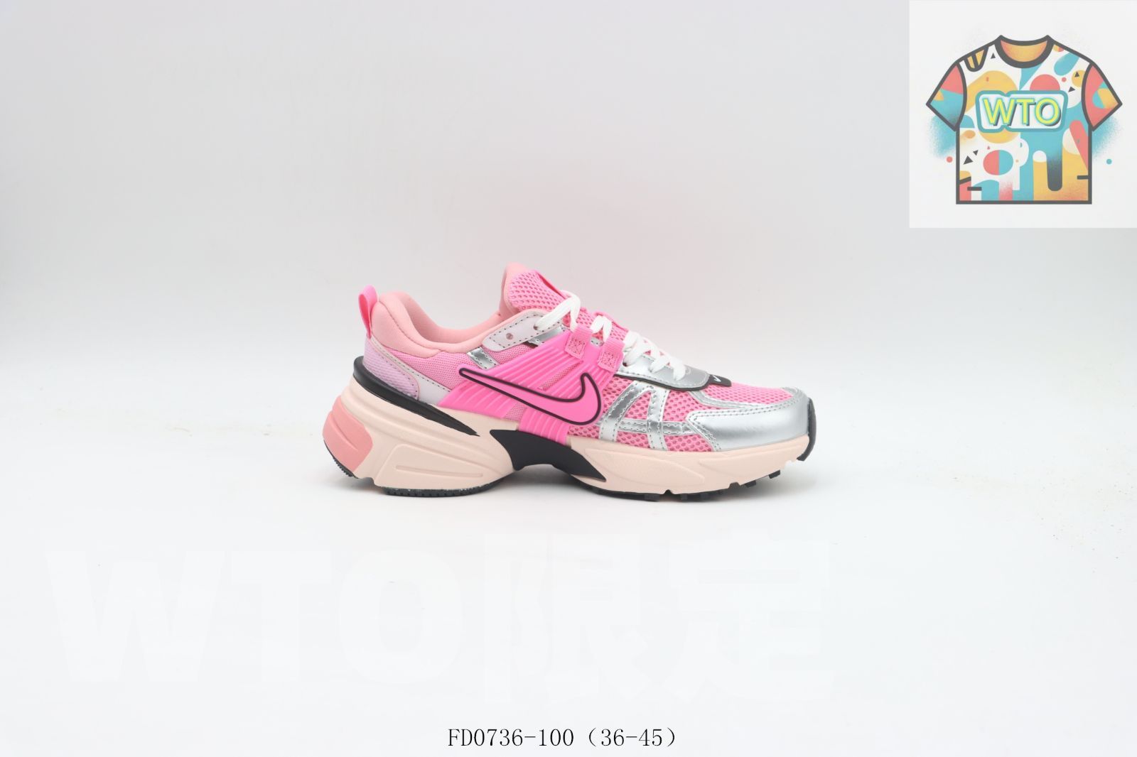 WTO通販 ナイキ Nike ランニングシューズ FD 0736-100 ピンク - シルバー-WTO輸入-FHS 13