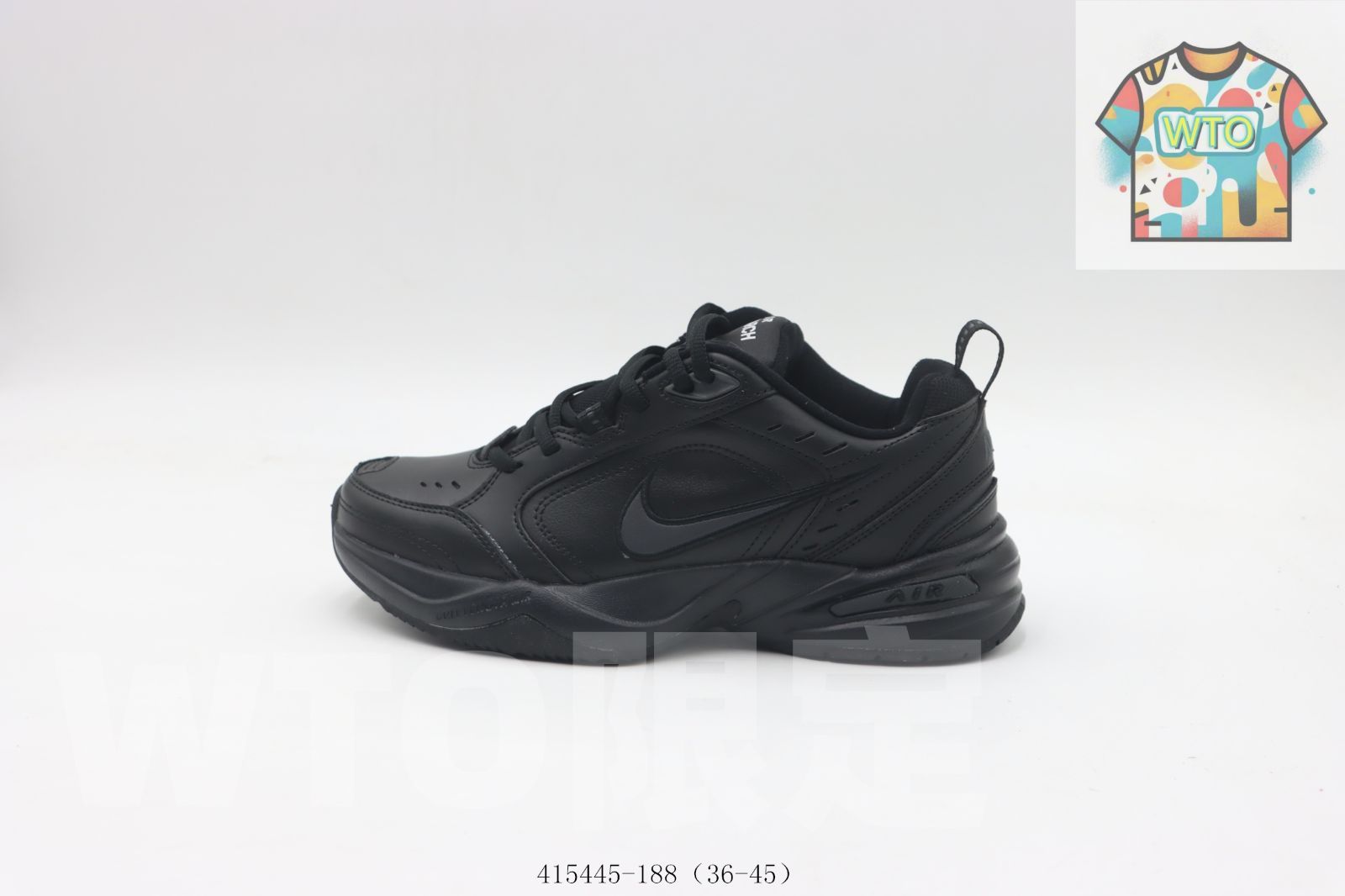 WTO通販 ナイキのランニングシューズ ブラック 415445 1880 WTO輸入 BEK 27