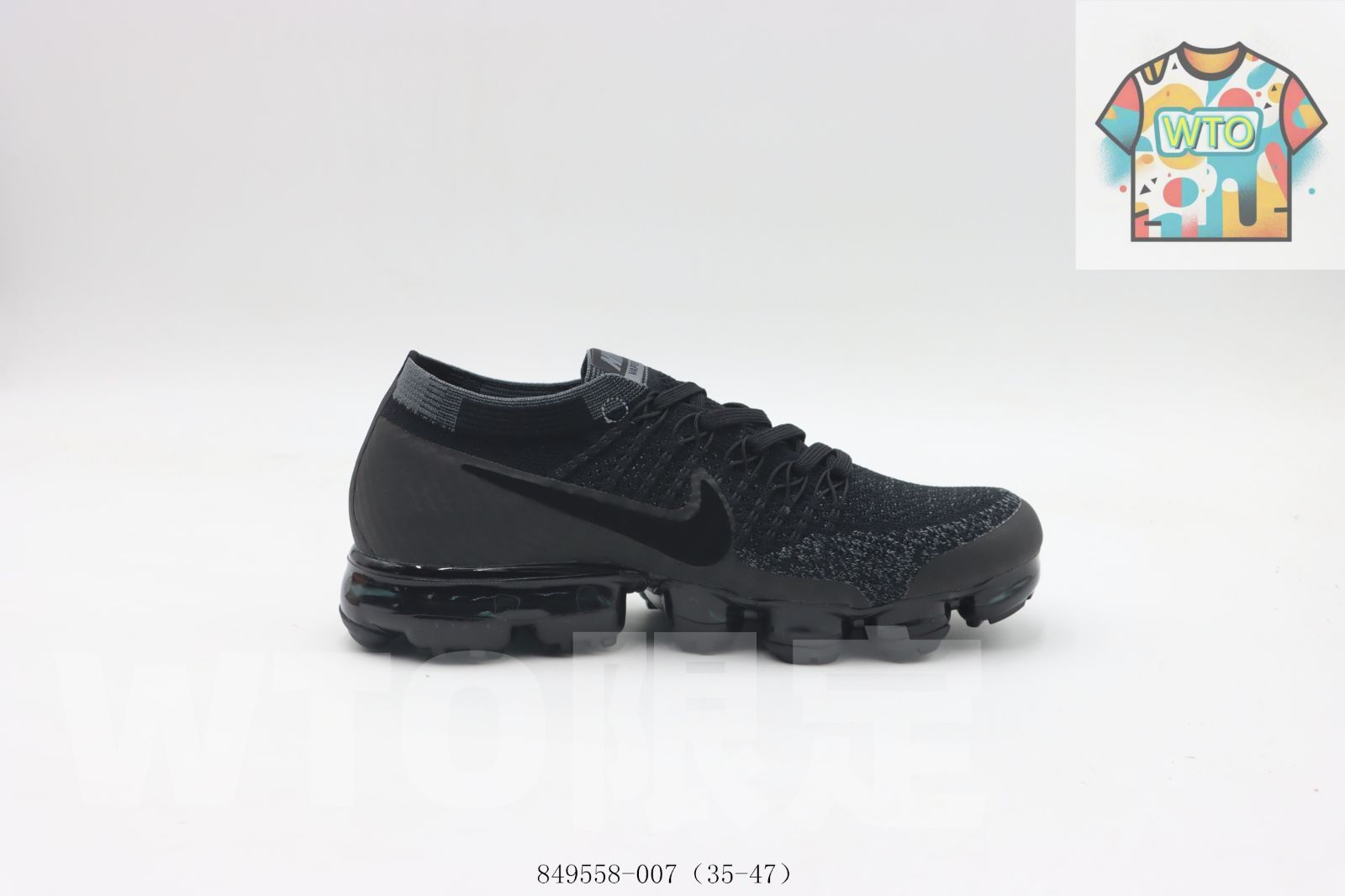 WTO通販 ナイキ Nike のランニングシューズ ブラック 849558-0070-WTO輸入-IOA 00