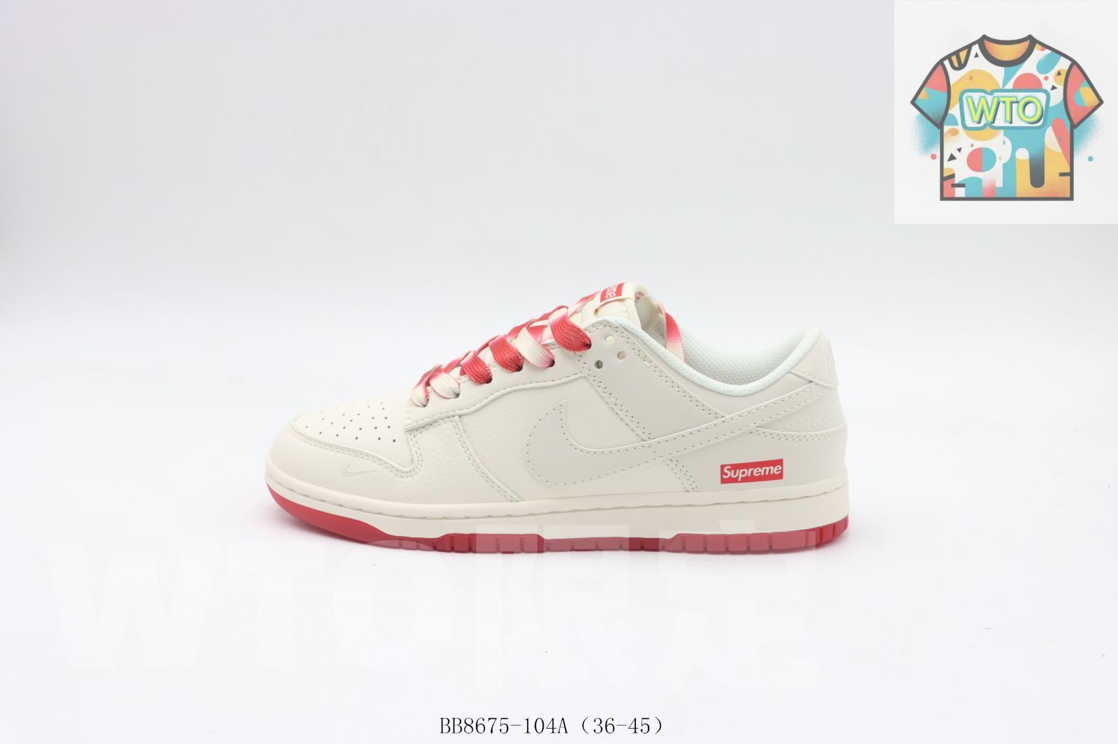 WTO通販 ナイキ Nike のスケートシューズ ホワイトレッド BB 8675-104 A 0-WTO輸入-BOS 63