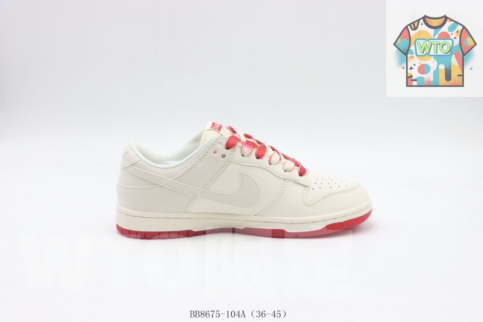 WTO通販 ナイキ Nike のスケートシューズ ホワイトレッド BB 8675-104 A 0-WTO輸入-BOS 63