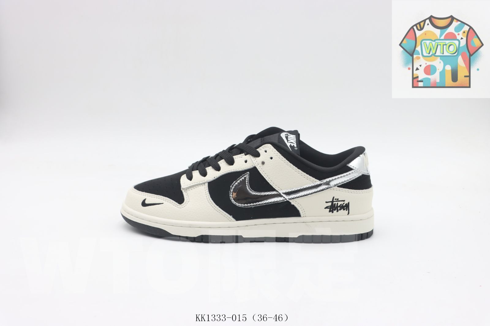 WTO通販 ナイキ Nike のスケートシューズ ホワイトブラック KK 1333-0150-WTO輸入-DQH 13