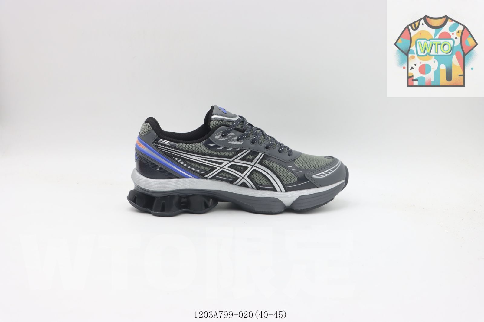 WTO通販 アシックス Asics -020 グレー パープル-WTO輸入-HWC 64