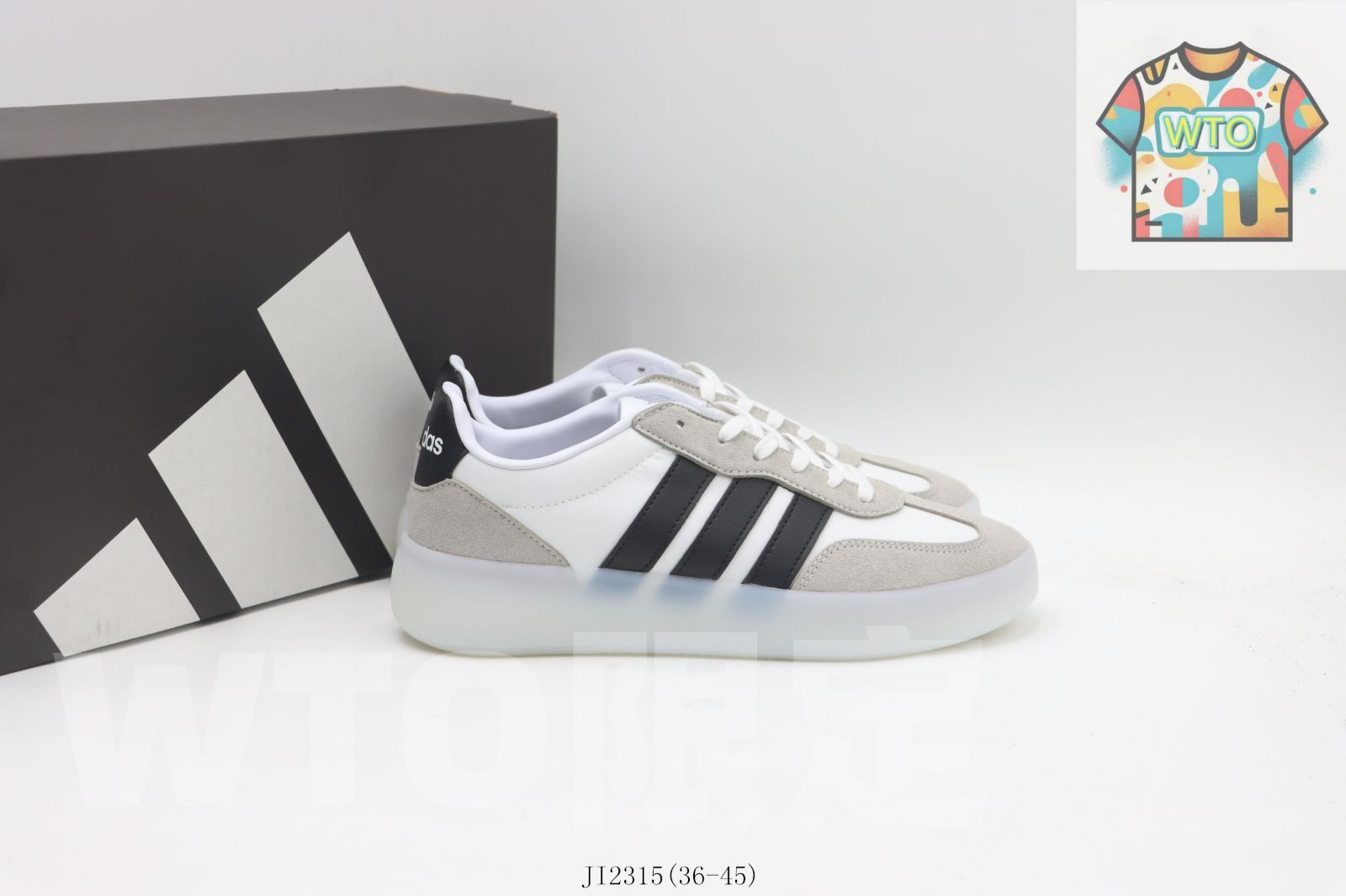  WTO通販 アディダス Adidas スケートシューズ JI 2315 ホワイト - ブラック-WTO輸入-RQK 97 スニーカー キッズシューズ