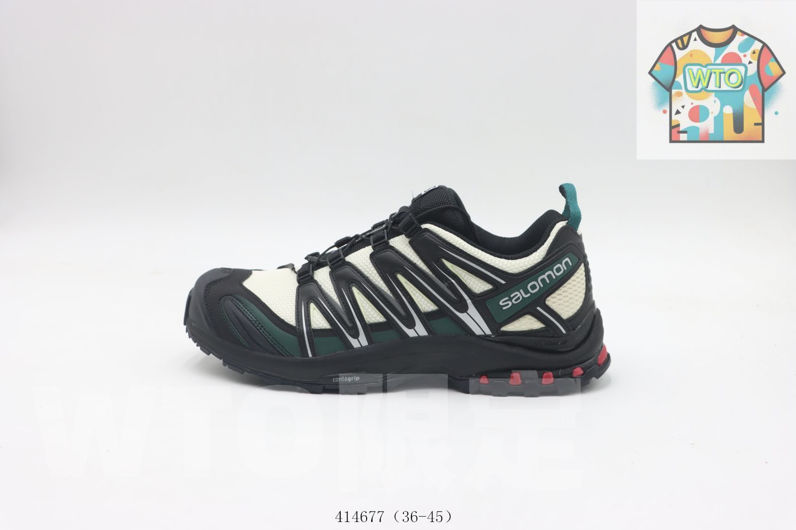 WTO通販 サロモン Salomon 白黒緑 4146770 WTO輸入 IED 46