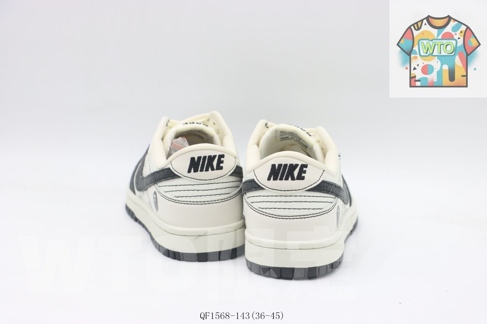  WTO通販 ナイキ Nike スケートシューズ QF 1568-143 ホワイト - ブラック-WTO輸入-NGW 43 スニーカー キッズシューズ