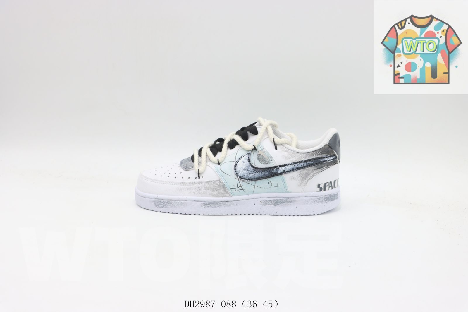 WTO通販 ナイキ Nike スケートシューズ DH 2987-088 ホワイト ブラック ブルー-WTO輸入-FFT 73