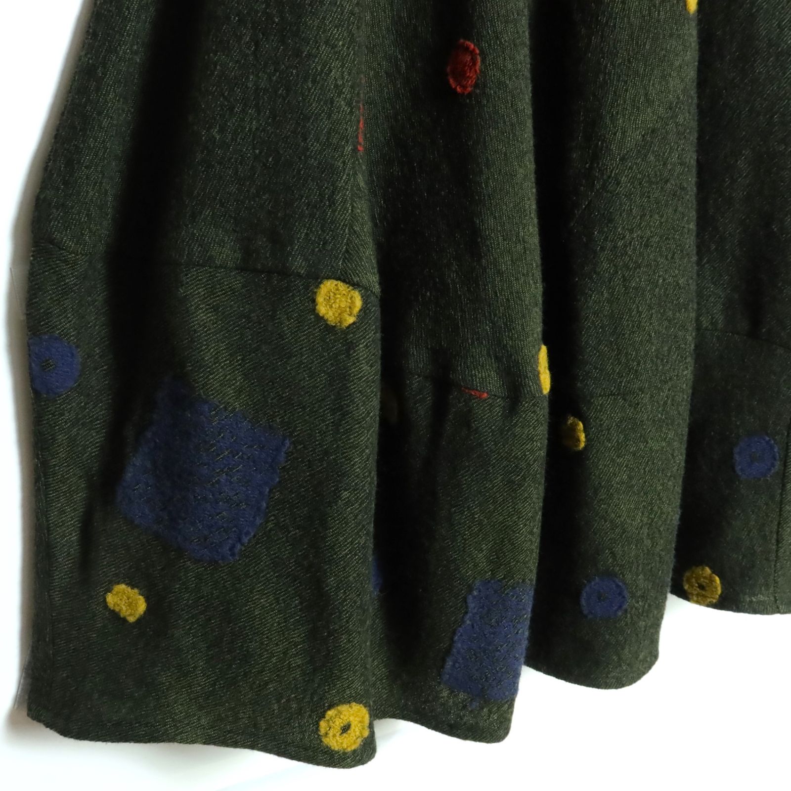 美品】センソユニコ慈雨☆刺繍付き♪ギャザースカート サイズ40