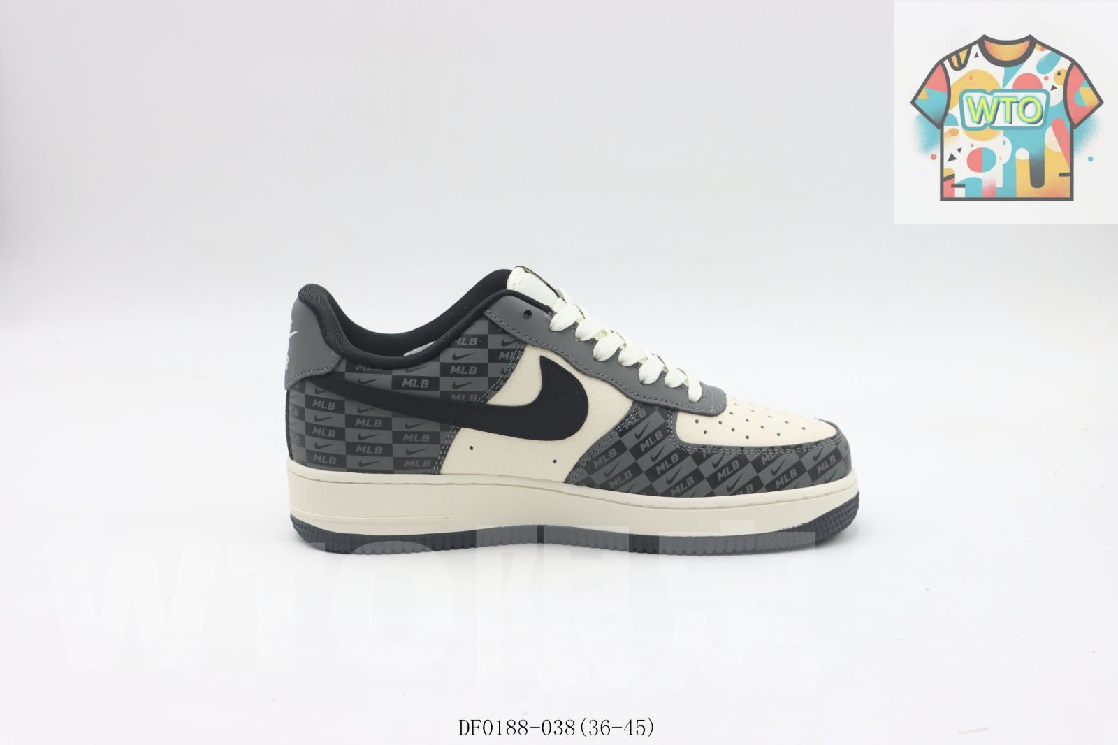 WTO通販 ナイキのスケートシューズ 白灰 nyDF 0188 - 0380-WTO輸入-LNI 10