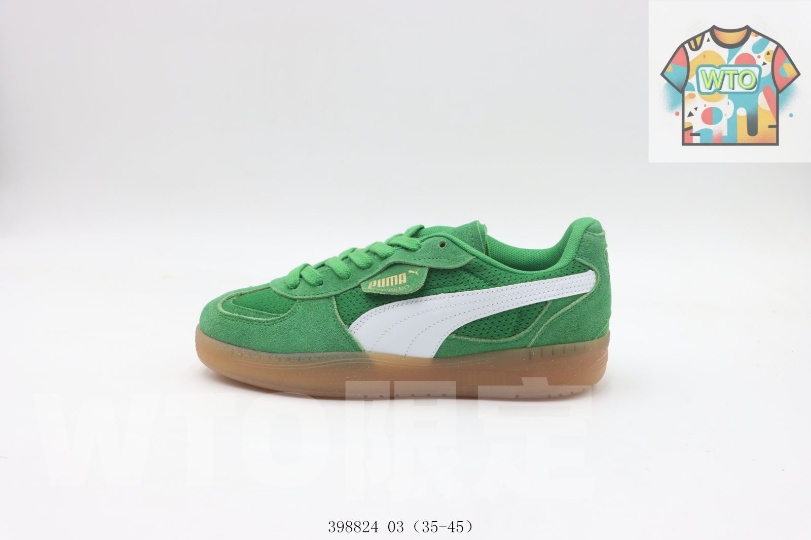 WTO通販 プーマのスケートシューズ 白と緑 398824 030-WTO輸入-ORZ 89