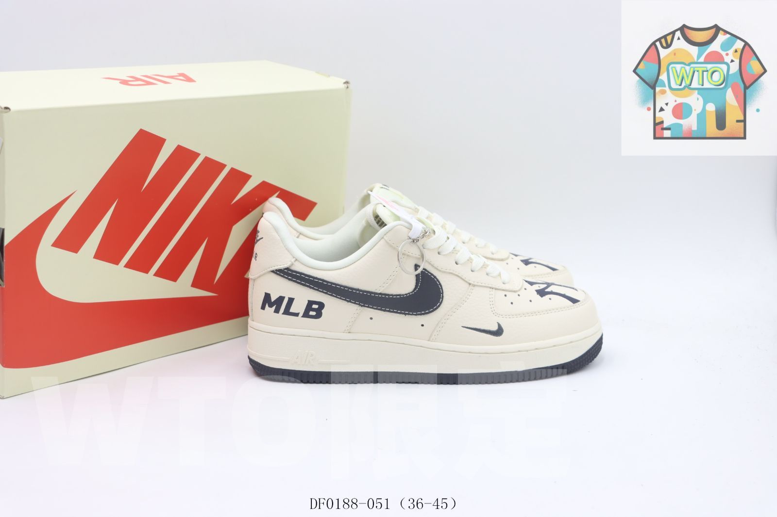  WTO通販 ナイキ Nike スケートシューズ nDF 0188 - 051 白灰色-WTO輸入-XPF 36 スニーカー キッズシューズ