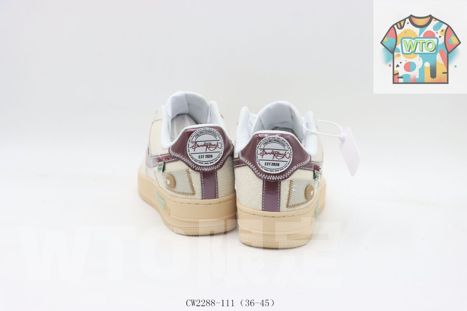  WTO通販 ナイキ Nike スケートシューズ CW 2288-111 白紫-WTO輸入-AZI 83 スニーカー 靴