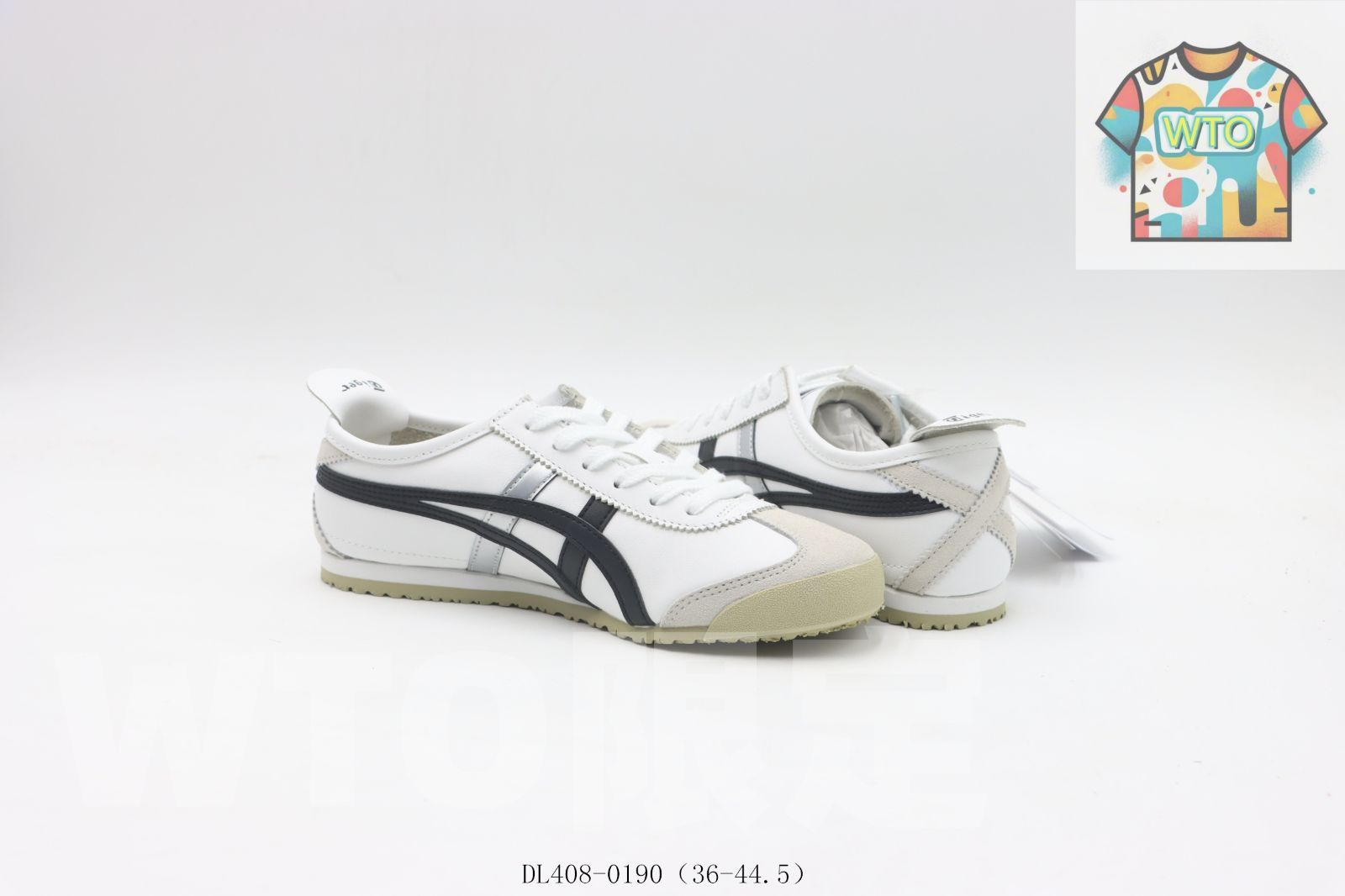 Slide ホワイトブラックシルバー