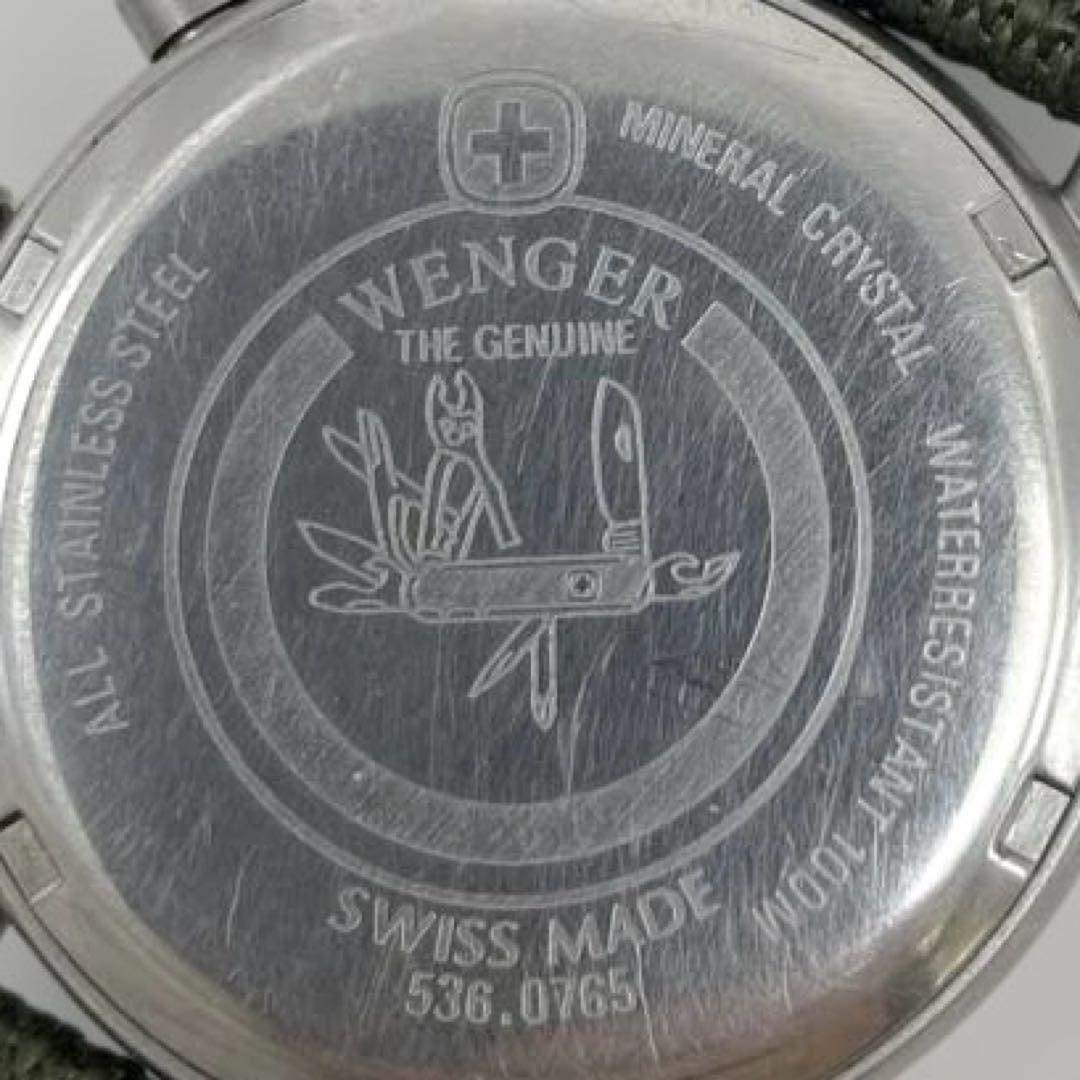 WENGER コマンドクロノグラフ 536.0765 青島モデル【ジャンク】 ジャンク】WENGER コマンドクロノグラフ 536.0765 S.A.Kデザイン 青島