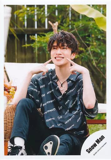 中古】生写真(ジャニーズ) Snow Man/深澤辰哉/膝上/シングル「オレンジ