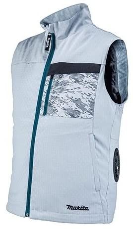 マキタ 充電式ファンベスト 伸縮性生地 LLサイズ グレー FV213DZLL グレー M