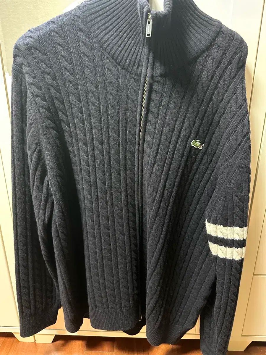 楽しませる ラコステ ケーブル ジップアップニット カーディガン 安心の全品国内発送！