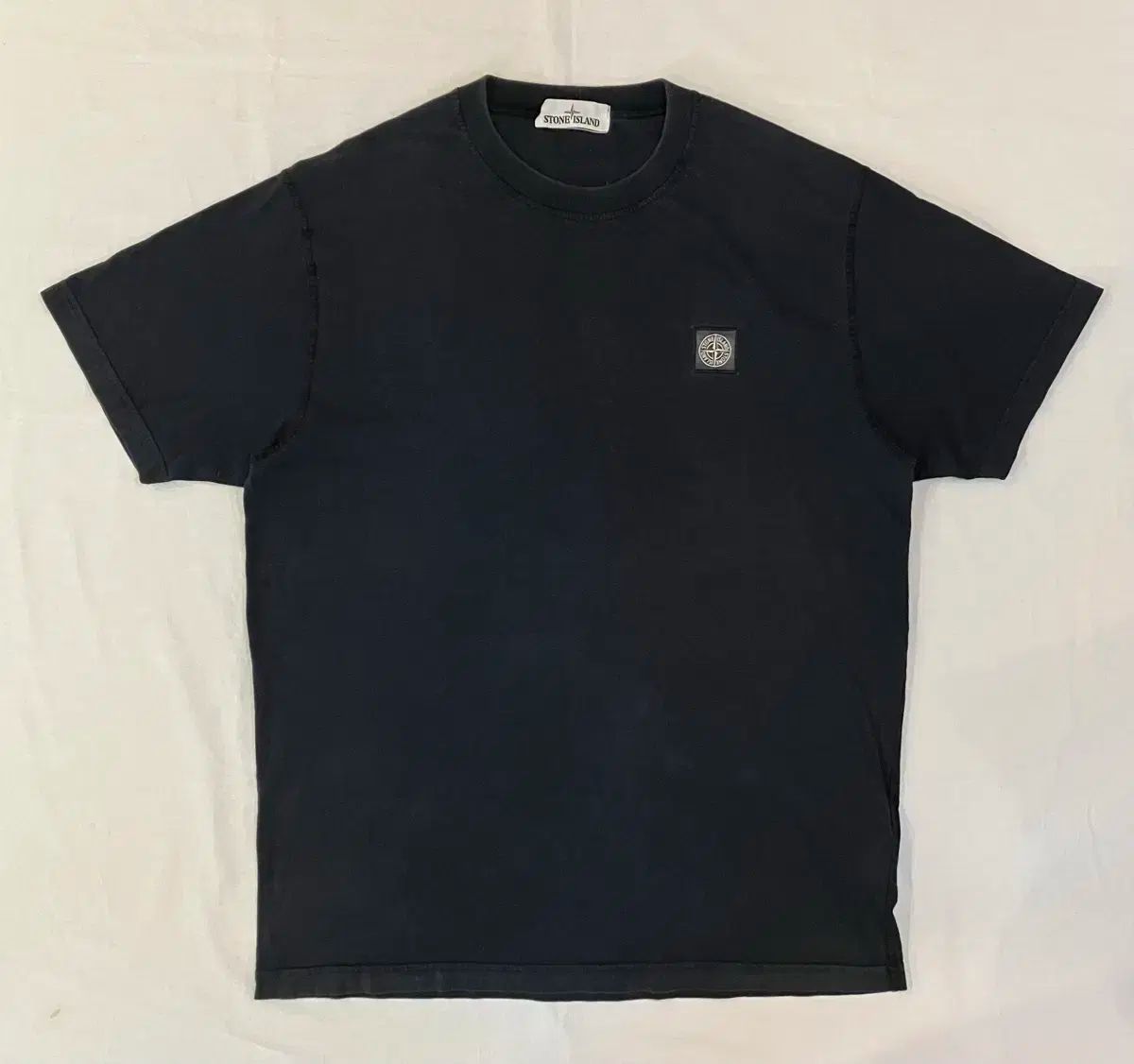 【QR確認済・超人気】ストーンアイランド/Tシャツ/ワッペンロゴ/黒/3XL メンズ 【QR確認済・超人気】ストーンアイランド/Tシャツ/ワッペンロゴ