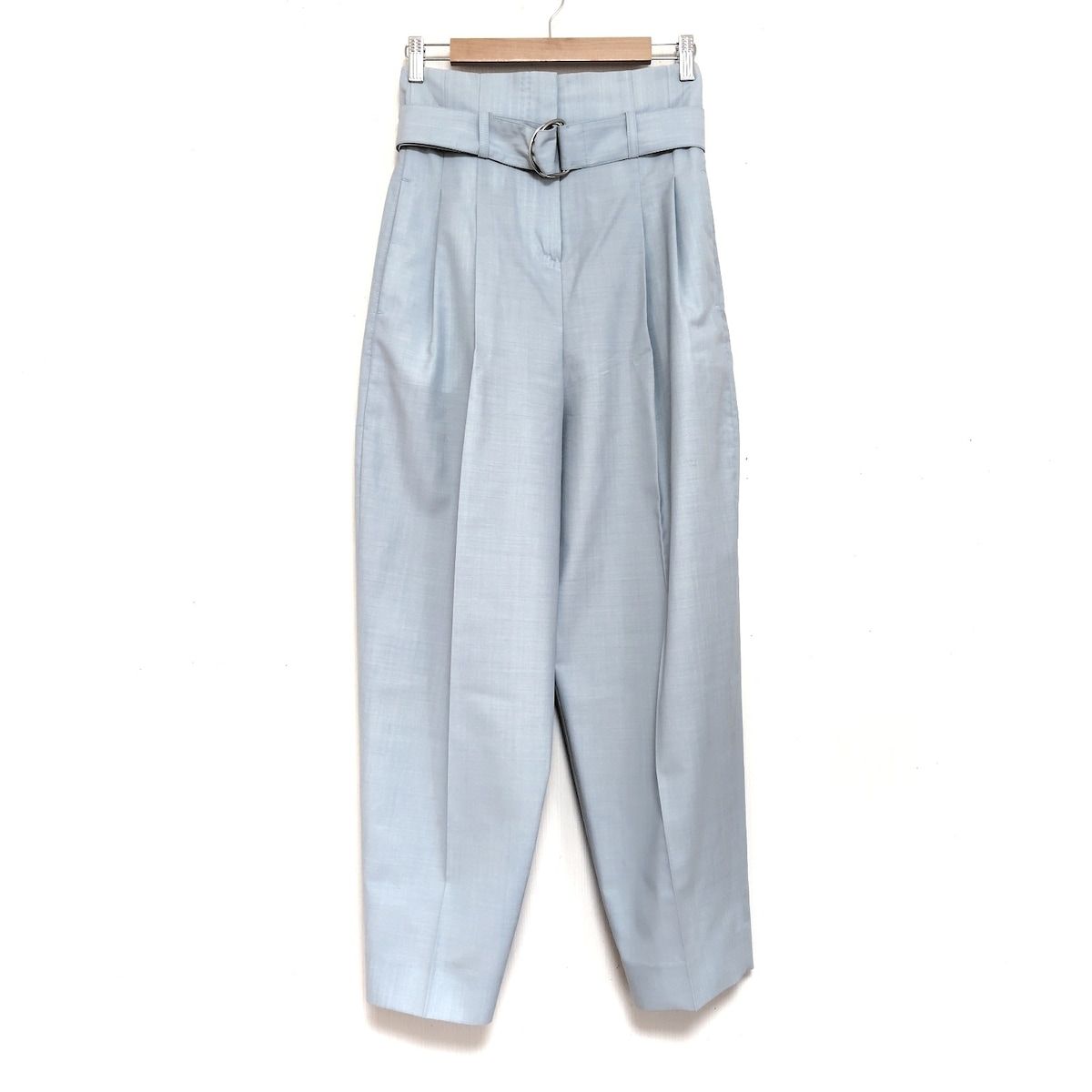 CELINE セリーヌ パンツ サイズ34 S レディース ライトブルー フルレングス