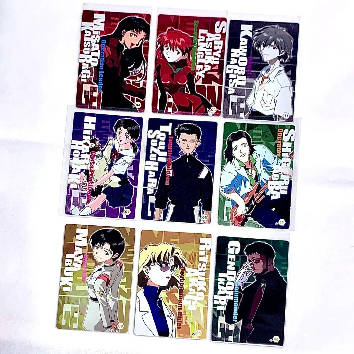 エヴァンゲリオン アスカ 羽風 薫 桂 葛城ミサト リツコ ウエハースカード トレカ