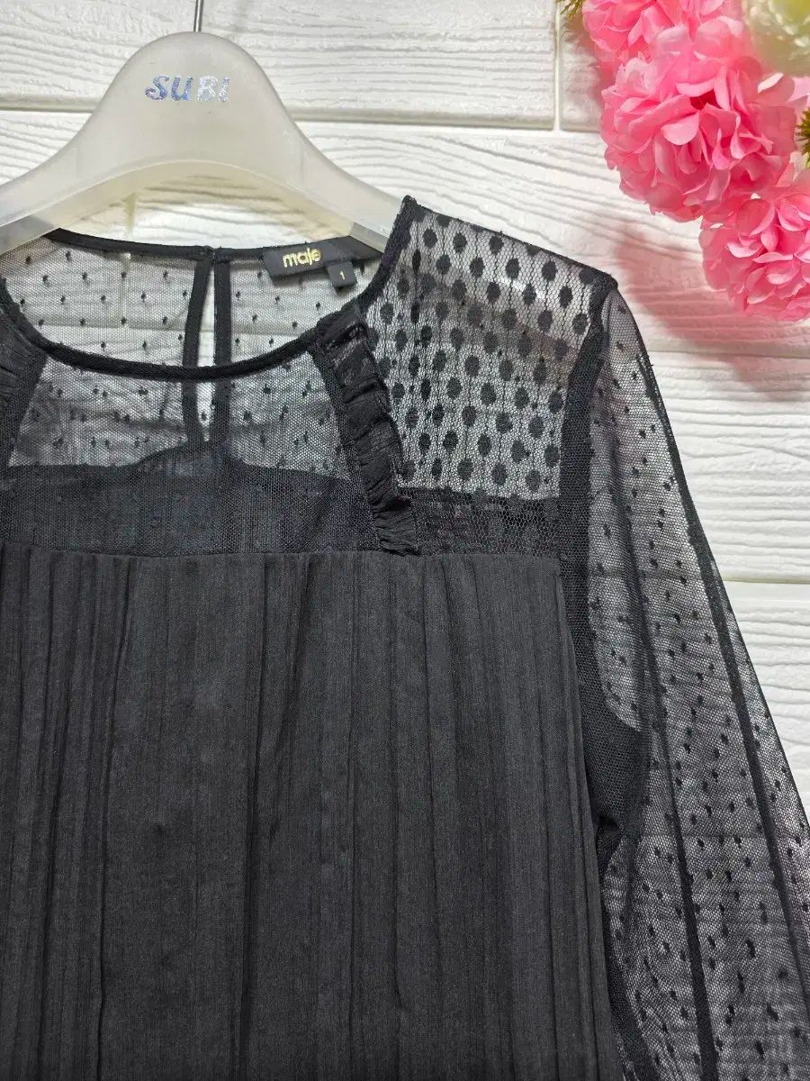 マージュ レース シャツ 55ㅡ66