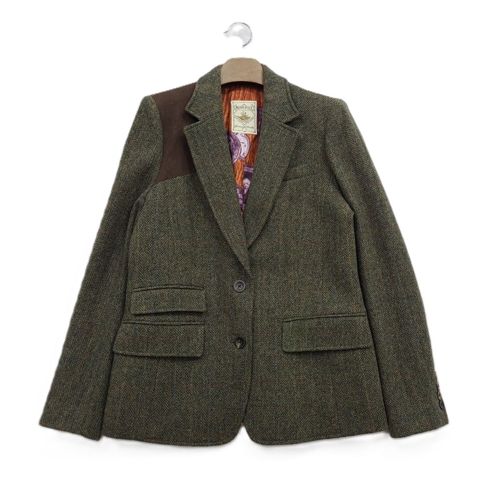 ビーンポールレディース 100 レディース ウール ヘリンボーン ジャケット アリス