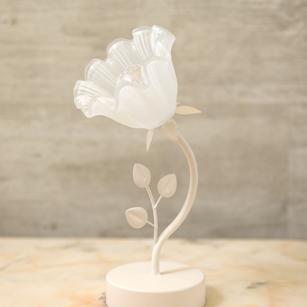 全国送料無料】ヴィンテージ風テーブルライト フラワー型 フラワー