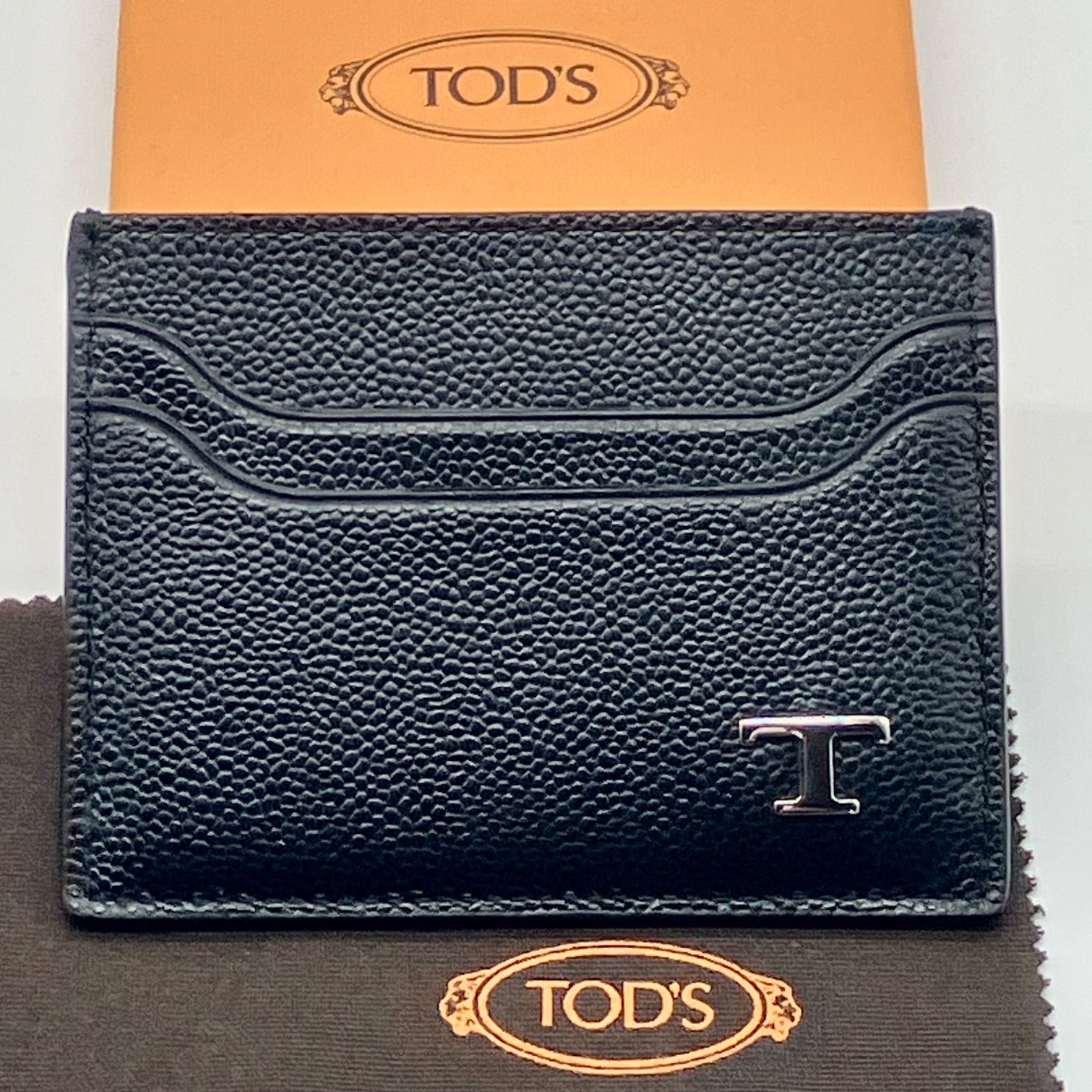 TOD S トッズ カードホルダー ブラック レザー 名刺入れ カードケース