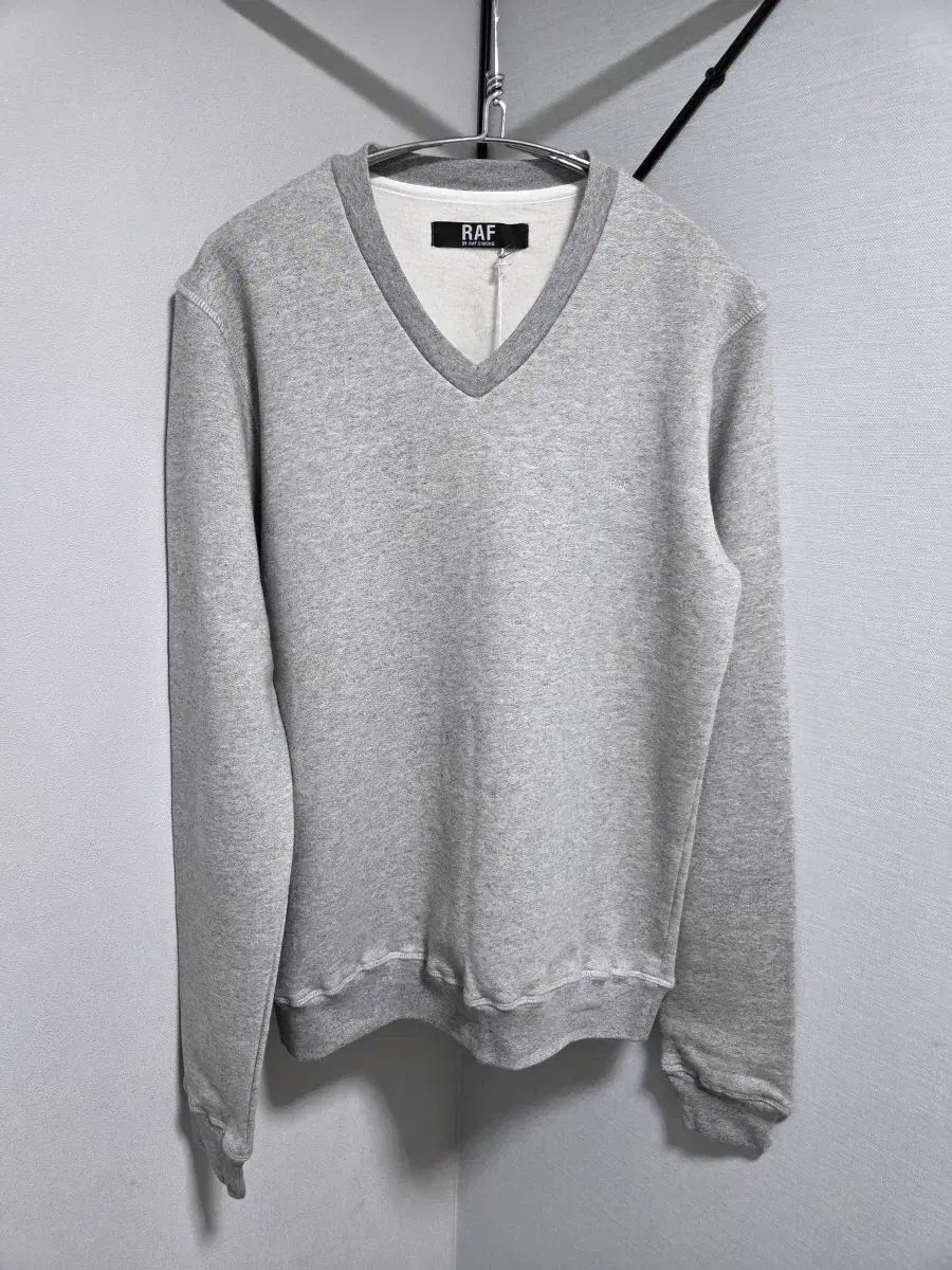 RAF SIMONS ラフ シモンズ Vネック 멜린지 スウェットシャツ