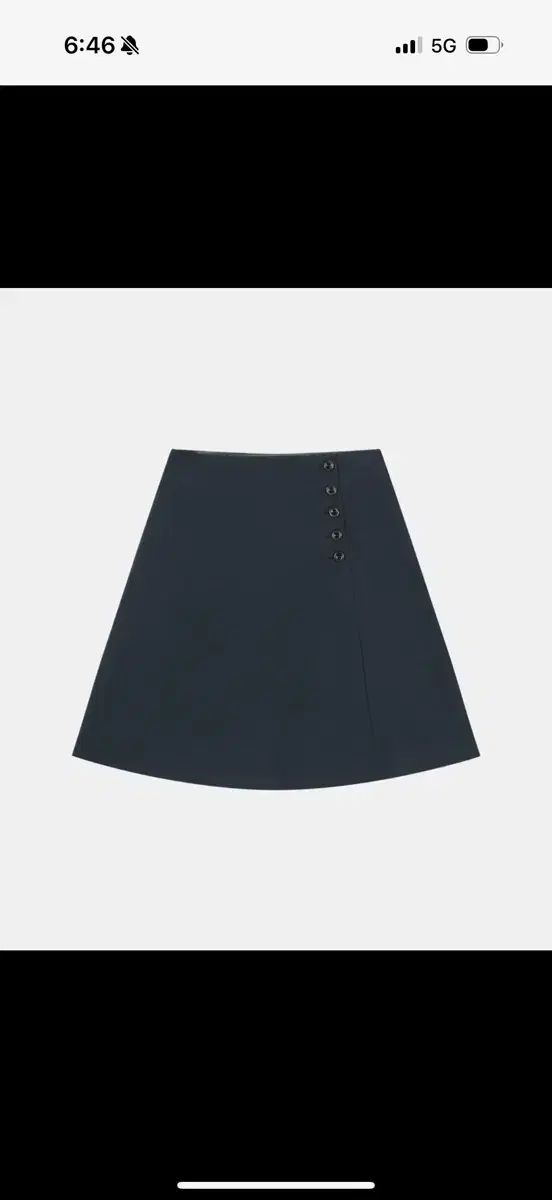 オヘシオ ツーウェイ ボタン スカート ネイビー COLOR