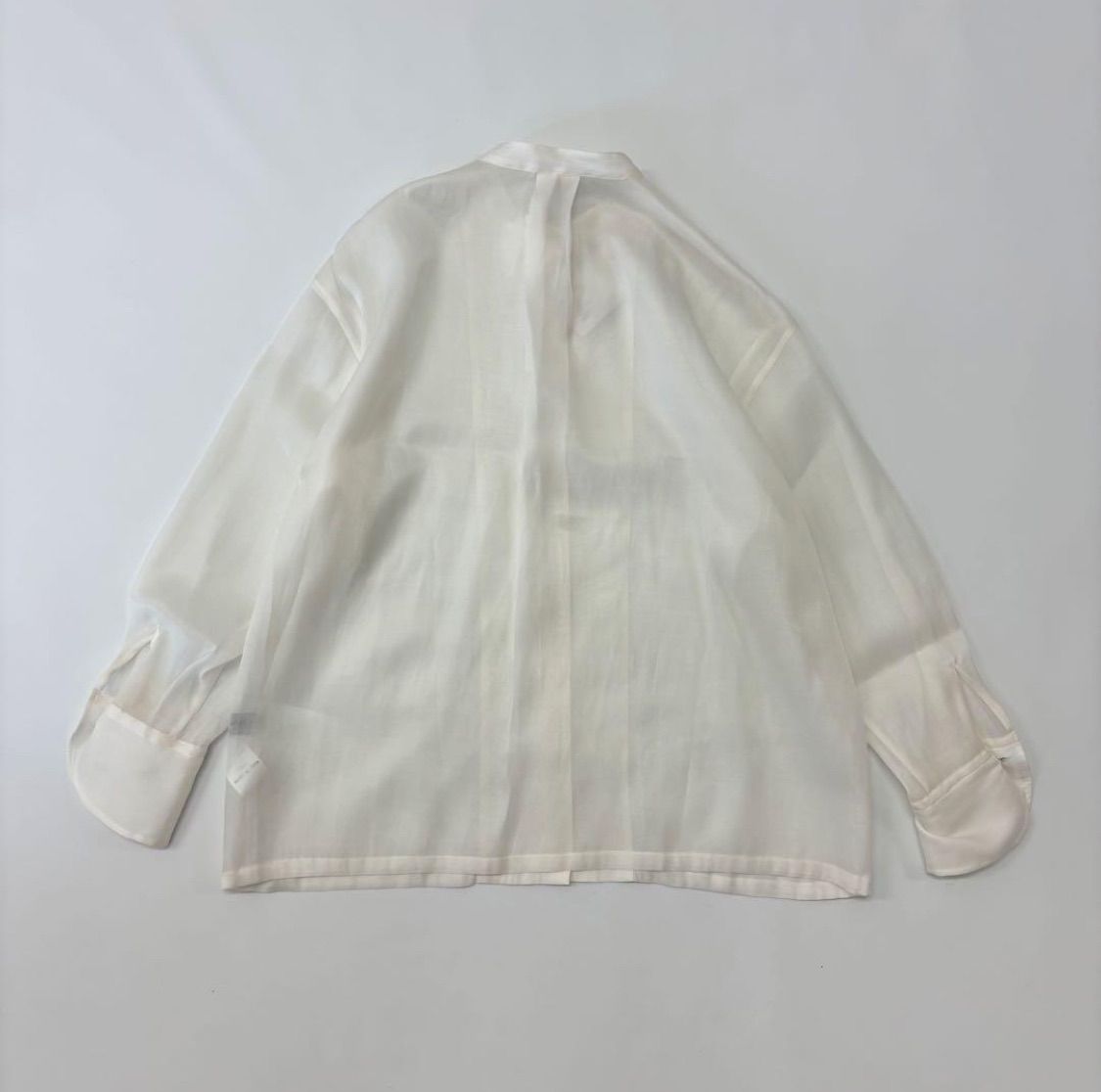 25ss 2025 JOHN SMEDLEY ジョンスメドレー コットン シルク オーガンジー ブラウス サイズ 定価49 500円 706