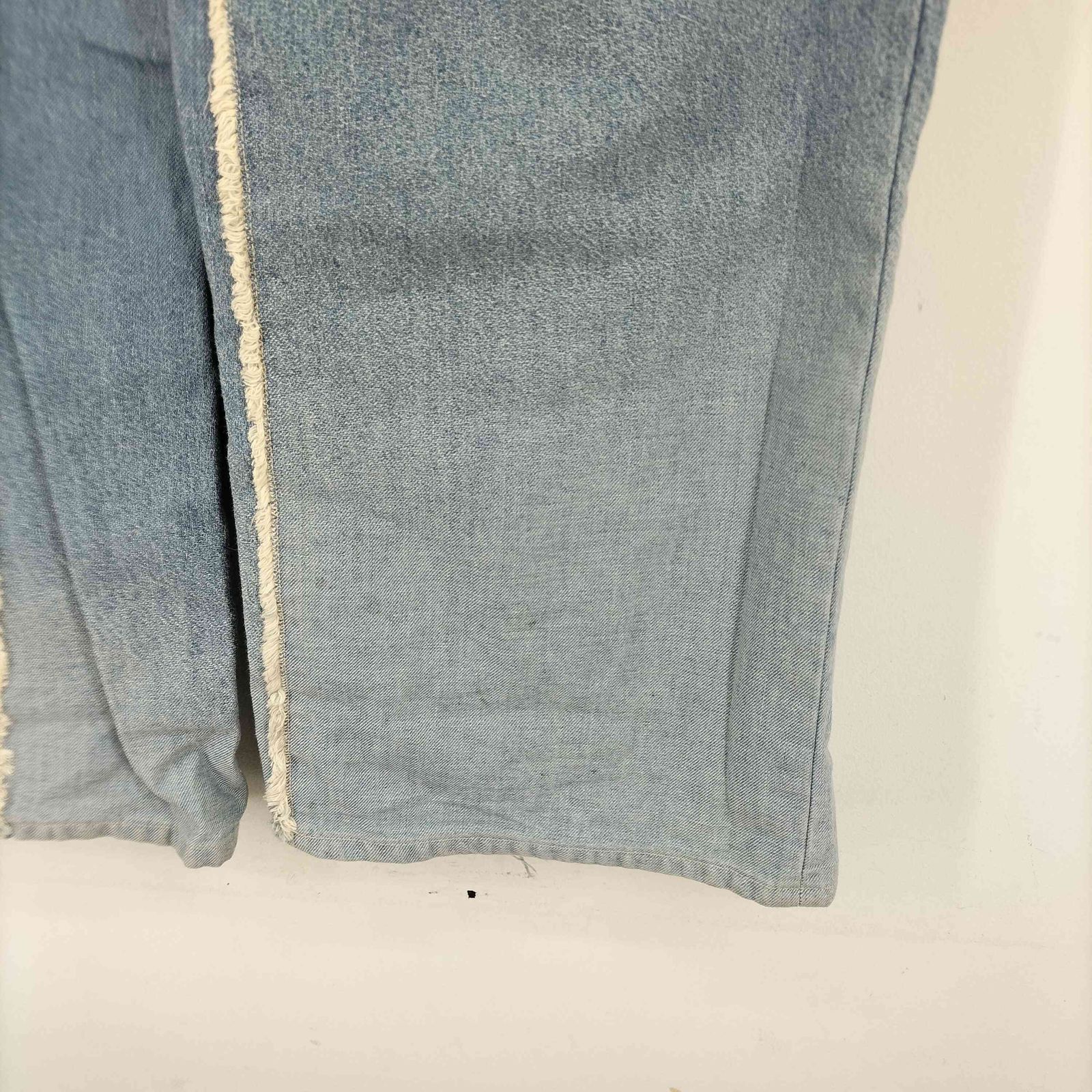 ヴェイン VEIN GRADATION JACQUARD DENIM RESIZE WIDE TROUSERS メンズ 