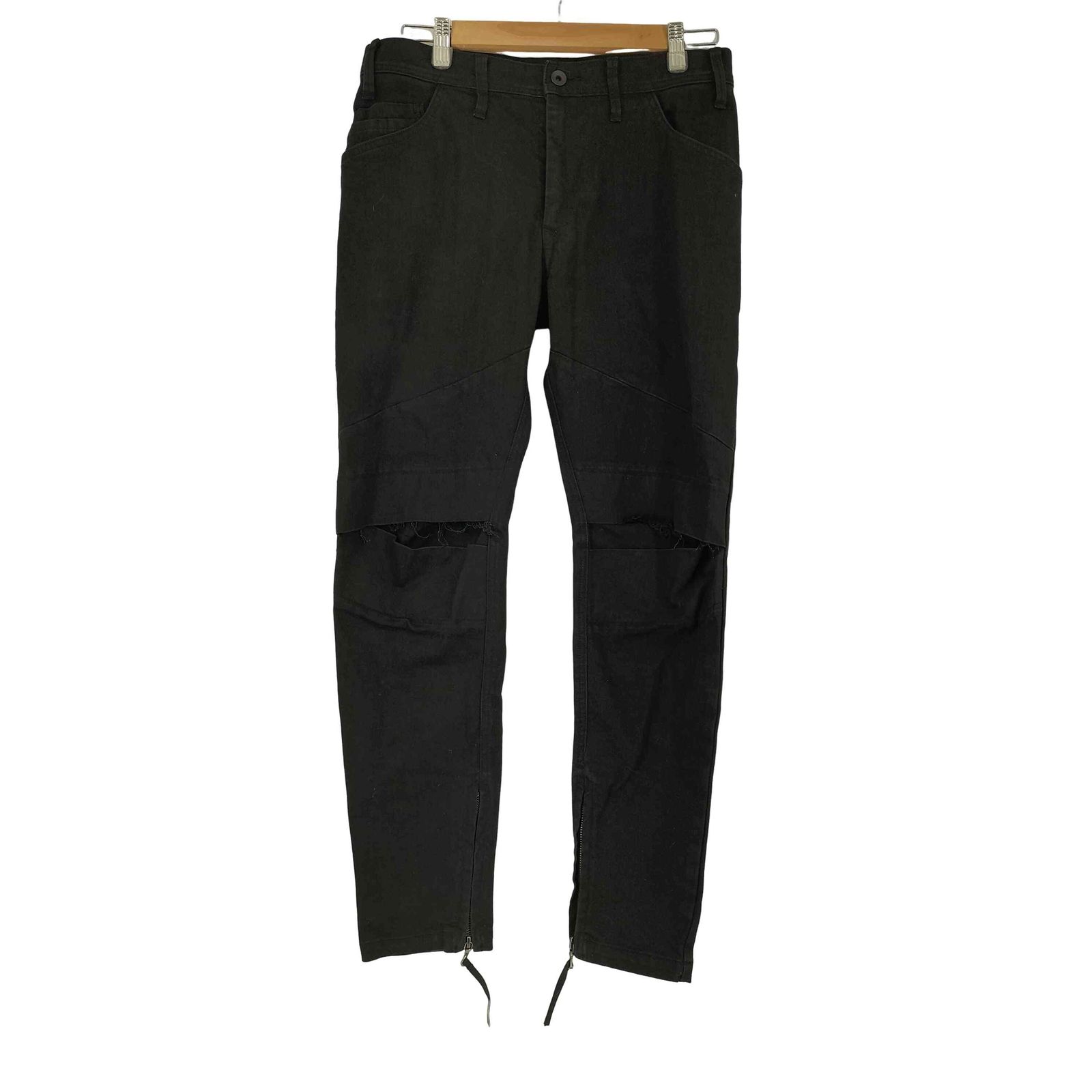 ユリウス JULIUS 11.5oz STRETCH DENIM CRASH RIDER PANTS アークドデニムパンツ メンズ JPN 1