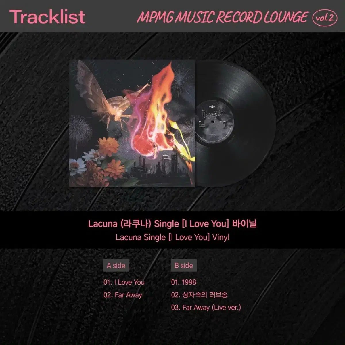 バンド ラクーナ 全種 サインボード LP LACUNA サイン盤