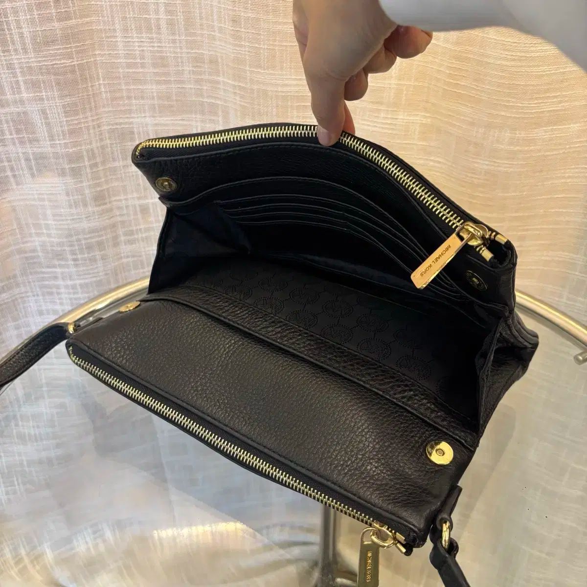  マイケルコース ウォレット クロスバック メッセンジャーバッグ ショルダーバッグ