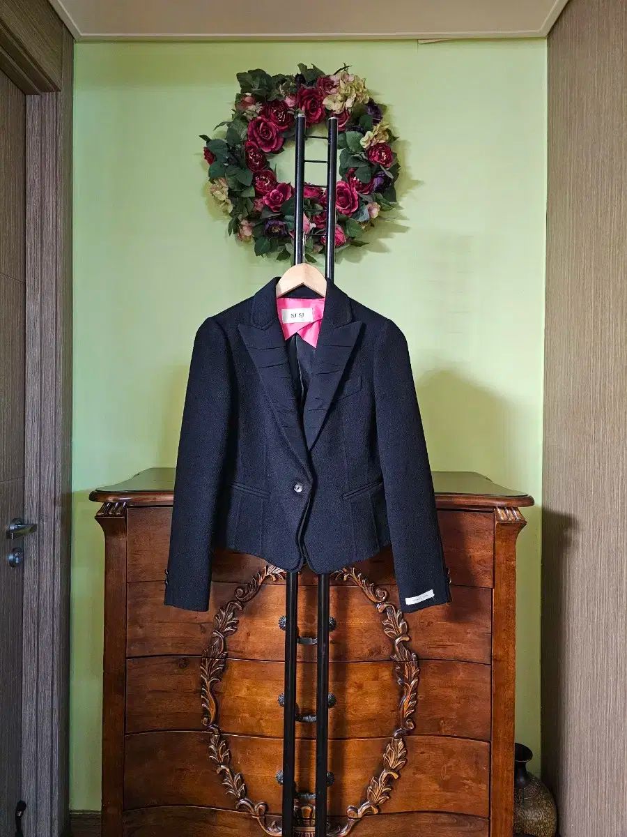 SJSJ ハンドメイド ウール100% アンゴラ セットアップ