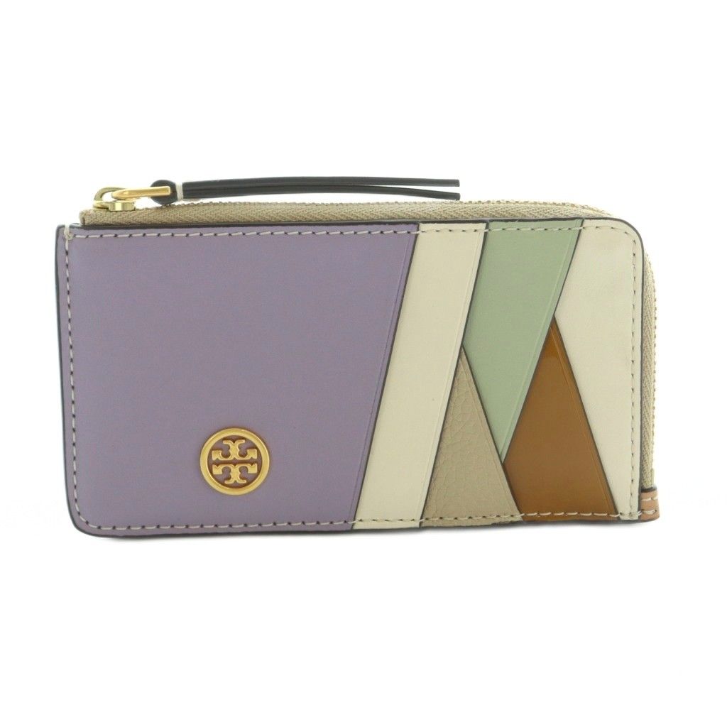 トリーバーチ TORY BURCH カードケース L字ファスナー レザー マルチ MI GY49