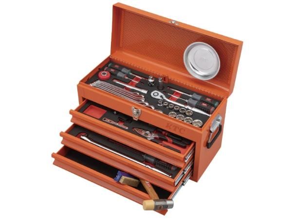 4営業日で発送 KTC 京都機械工具 SK46026XCR 12.7sq. セット60点 オレンジ