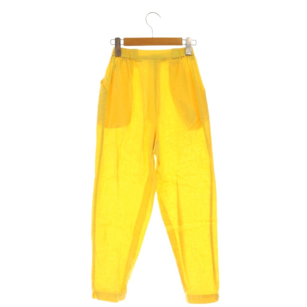 クリスチャンディオール Christian Dior SPORTS ヴィンテージ テーパードパンツ S イエロー DF GY53