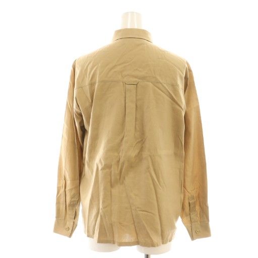 クリスチャンディオール Christian Dior SPORTS ヴィンテージ ロゴ シャツ S ベージュ DF GY53