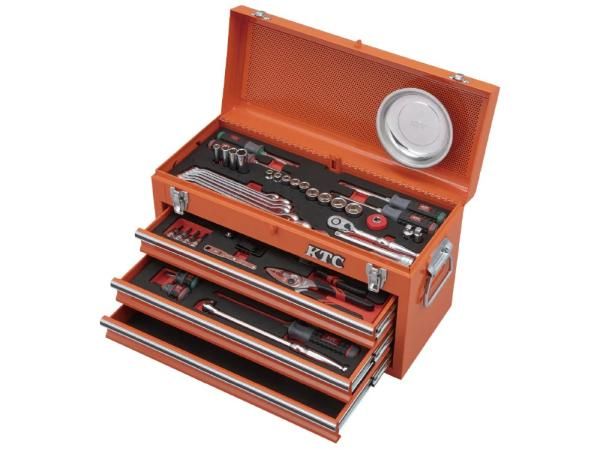 4営業日で発送 KTC 京都機械工具 SK36626XCRA 9.5sq. セット66点 オレンジ