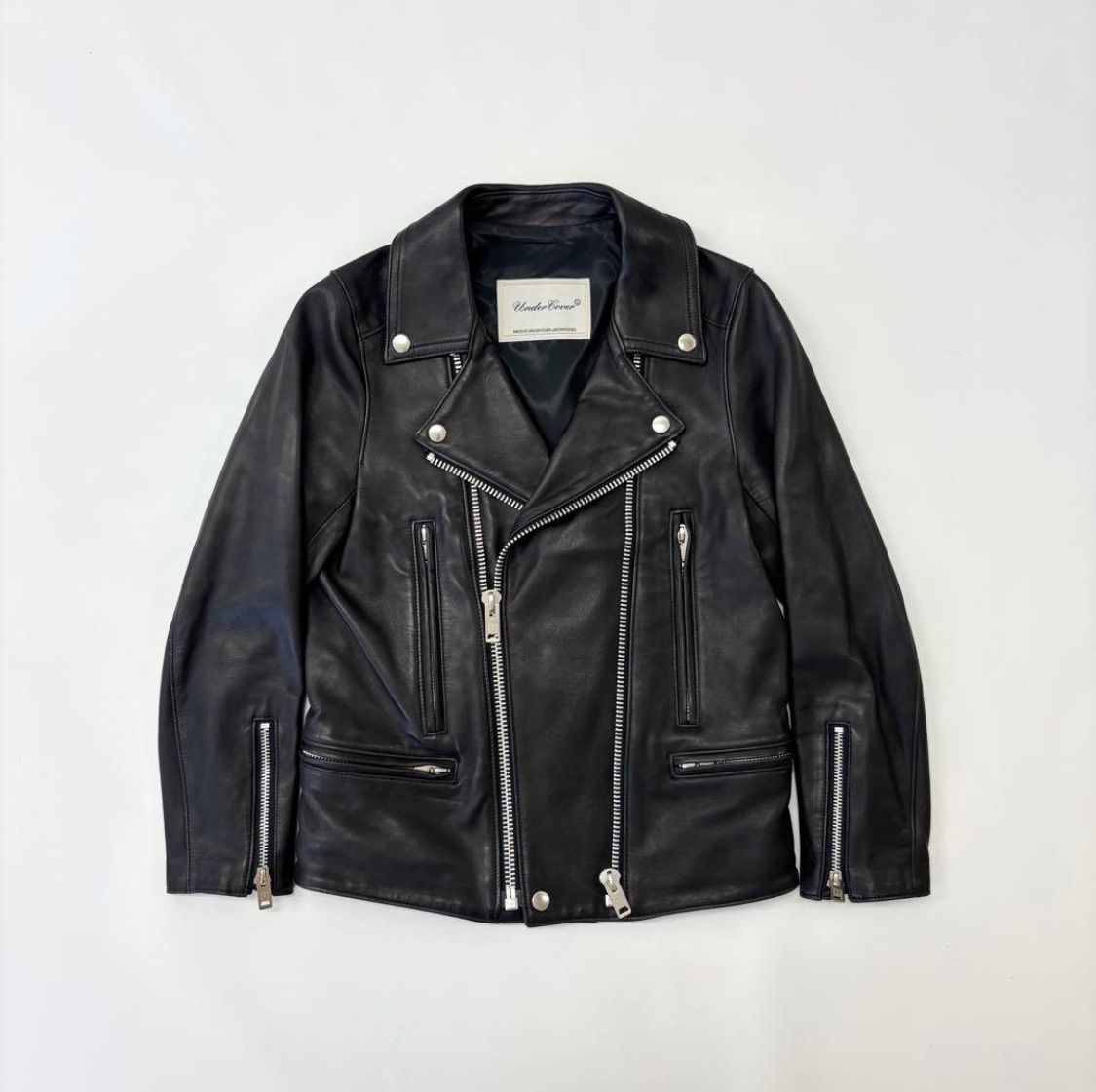 21ss 2021 UNDERCOVER アンダーカバー レザー シープ ダブル ライダース ジャケット サイズ 1 706