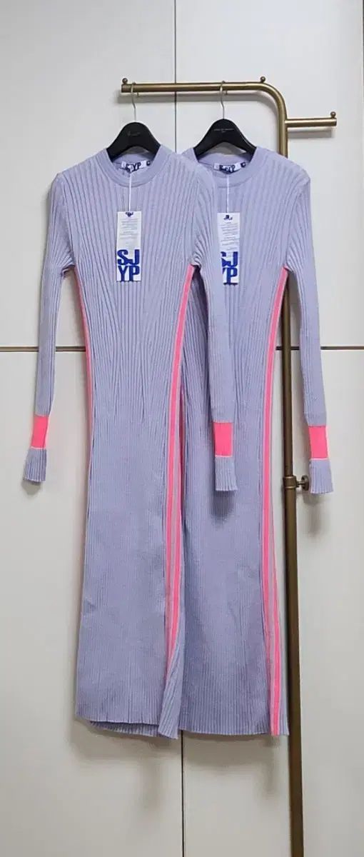 SJYP ニット ONE PIECE M ラベンダー