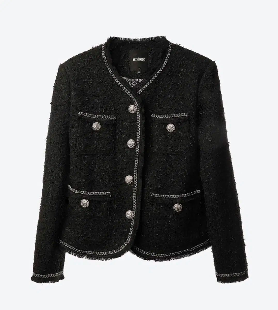 アンティッド ツイード ジャケット